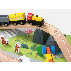 141pc Wooden Train Tracks Rail Children Pretend Play Set Toy Kids Toddler Thomas