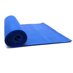 Extra Thick 6mm PVC Yoga Gym Pilate Mat Fitness Non Slip Exercise Board - blue