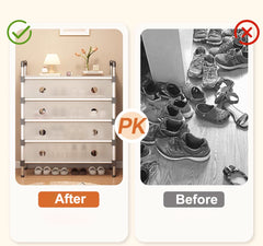 Portable Shoe Rack Stackable Cabinet Organiser Footwear Storage Dustproof Cover Wardrobe White