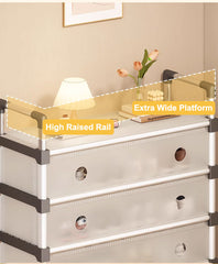Portable Shoe Rack Stackable Cabinet Organiser Footwear Storage Dustproof Cover Wardrobe