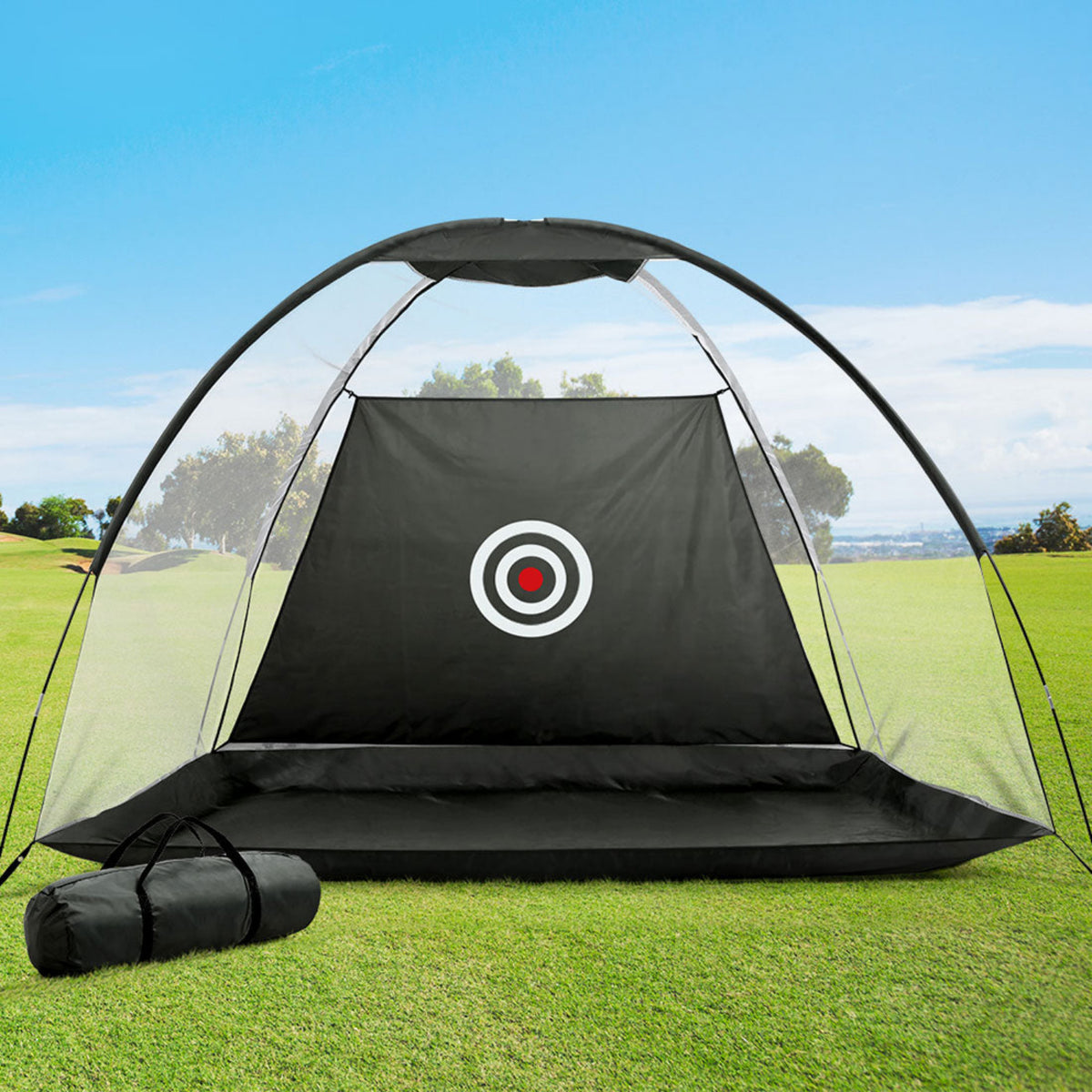 Portable Golf Practice Net Hitting Driving Chipping Target Training Aid Mat