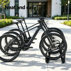 3 Bike Stand Rack Bicycle Floor Parking Holder Cycling Instant Storage Portable