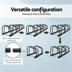 Bike Stand Rack 1-6 Storage Bicycle Parking Cycling Floor Holder Portable Garage