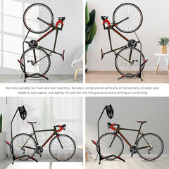 Adjustable Vertical Bike Rack Display Storage Bicycle Floor Stand Parking Indoor Garage