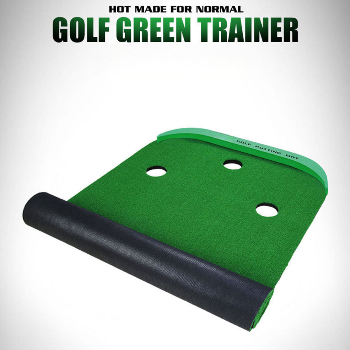 3M Golf Putting Mat Practice Training Indoor Outdoor Portable Slope Balls Artifical Grass Surface
