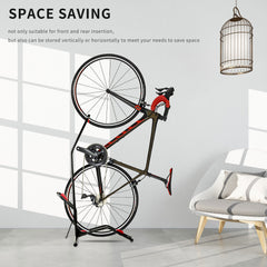 Adjustable Vertical Bike Rack Display Storage Bicycle Floor Stand Parking Indoor Garage