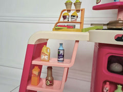 Kids Pretend Role Play Toy Kitchen Cooking Children Toddler Food Cookware Set