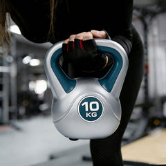 10KG Kettlebell Set Weight Lifting Bench Dumbbells Kettle Bell Kettlebells Gym Home Multicolor