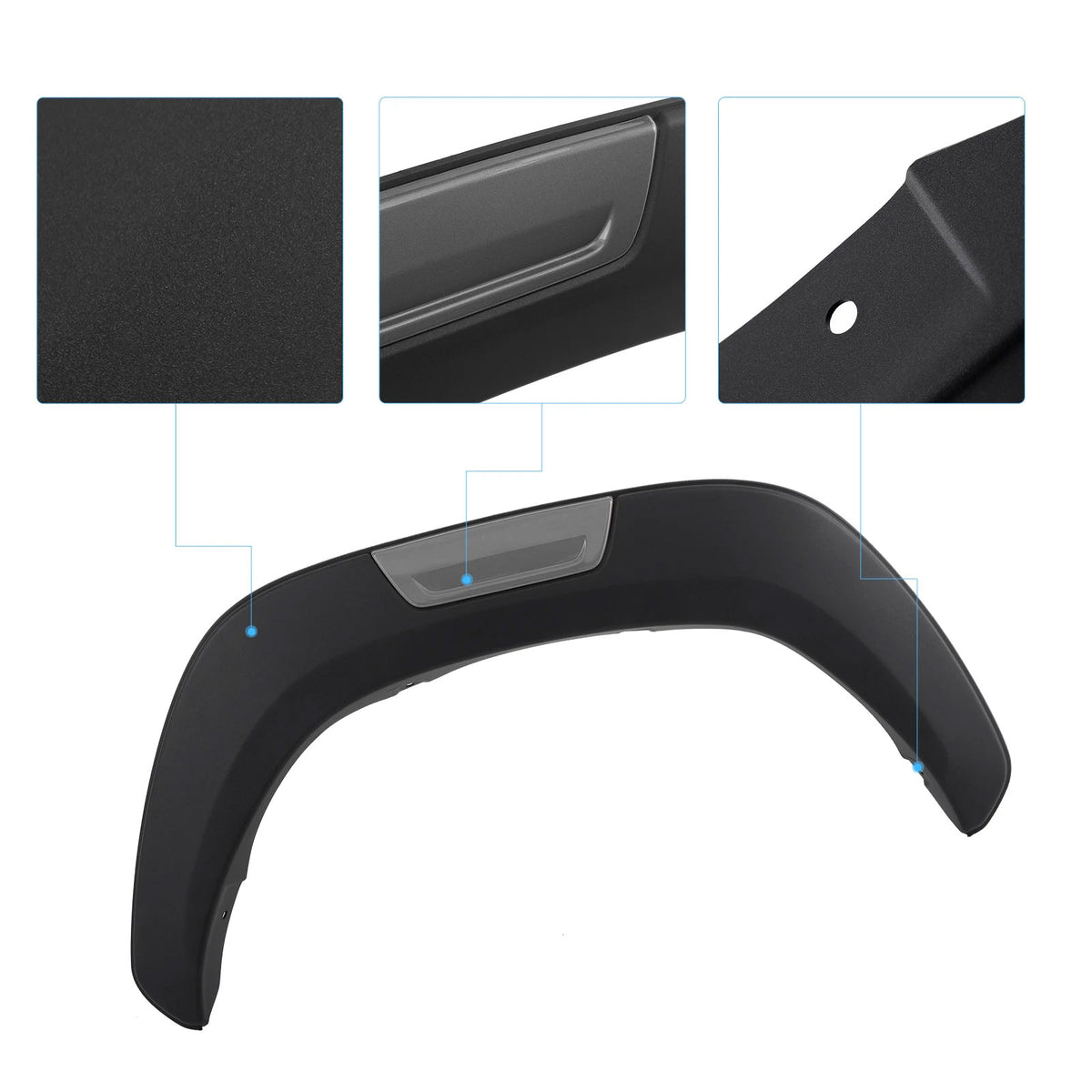 Front Rear Fender Flares for Toyota Hilux 2015-2021 2022 2023 SR/SR5 Wheel Arch