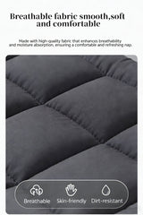 Folding Foldable Portable Camping Bed Recliner Chair Beach Outdoor Stretcher Black