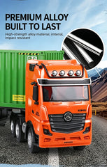 Huina 1/18 RC Remote Control Semi Container Truck Hauler Trailer Lorry Kids Boys Gift