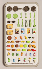 Kids Pretend Role Play Toy Kitchen Cooking Children Toddler Food Cookware Set