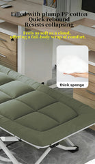Folding Foldable Portable Camping Bed Recliner Chair Beach Outdoor Stretcher Green