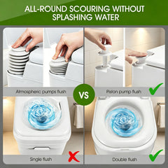 24L Outdoor Portable Camping Travel Toilet Flushable Potty Caravan Boating Mobile
