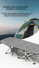 Folding Foldable Portable Camping Bed Recliner Chair Beach Outdoor Stretcher