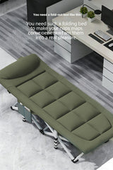 Folding Foldable Portable Camping Bed Recliner Chair Beach Outdoor Stretcher Green