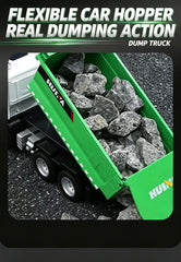Huina 1/18 RC Engineering Construction Tipper Dump Truck Remote Control Toy Kids