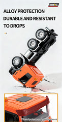 HUINA 1/18 Remote Control Semi Trailer Flated Truck Excavator Construction Kid RC Toy