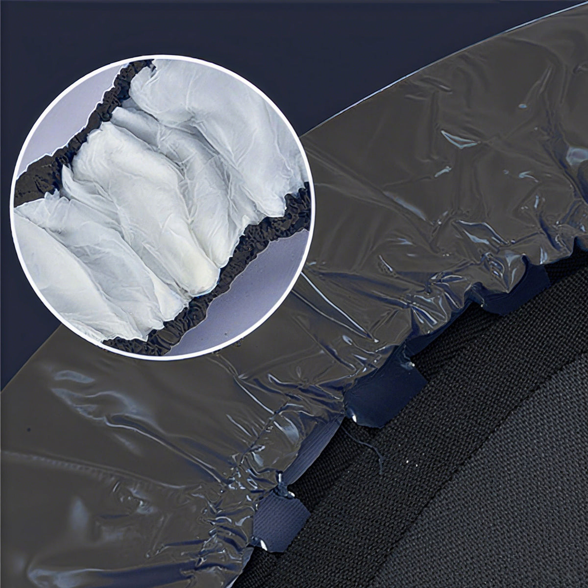 40" Mini Trampoline Jogger Rebounder Home Gym Workout Fitness Black