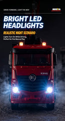 Huina 1/18 9CH Remote Control Fire Engine Truck Water Spray RC Car Kid Rescue