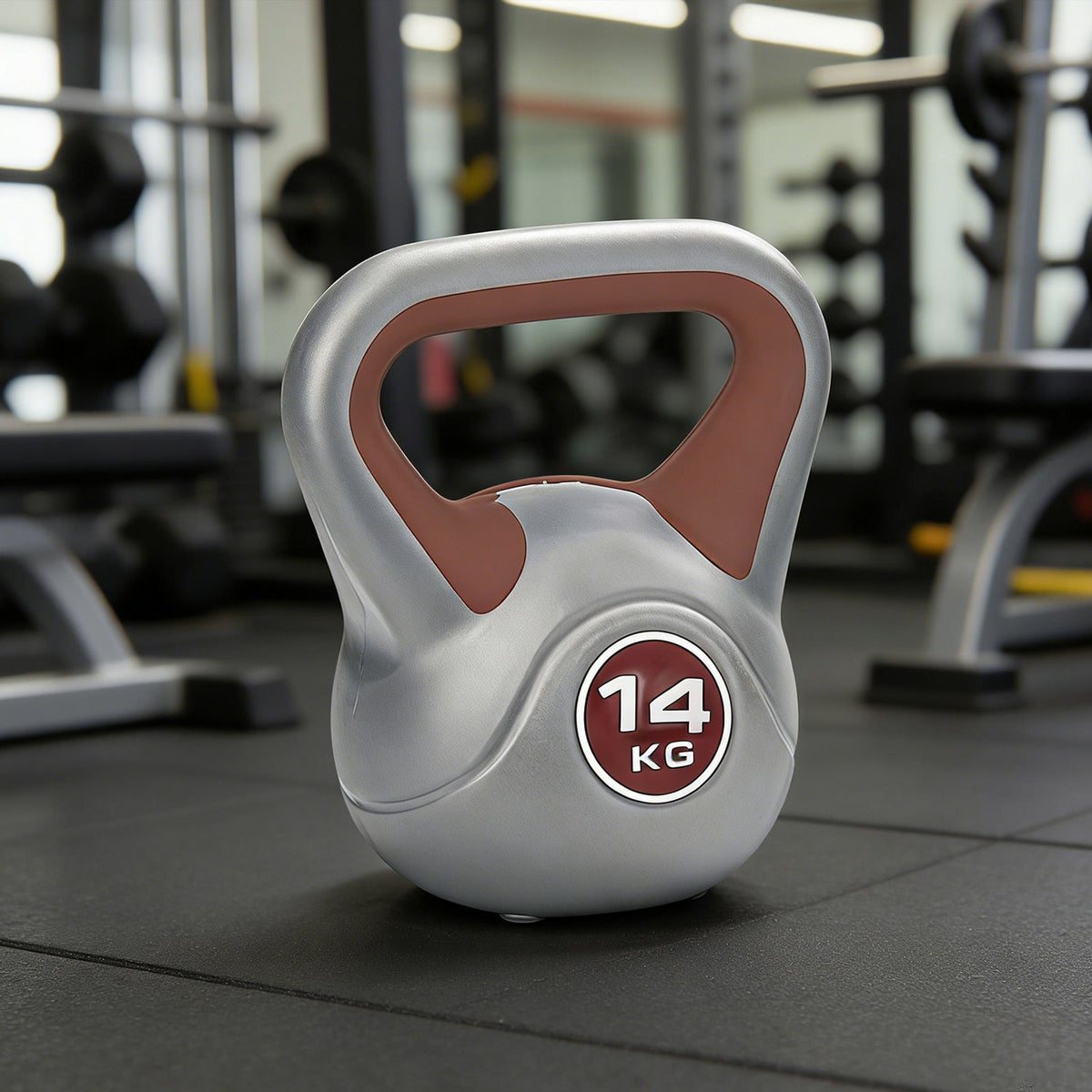 Kettlebell Set Weight Lifting Bench Dumbbells Kettle Bell Kettlebells Gym Home Multicolor