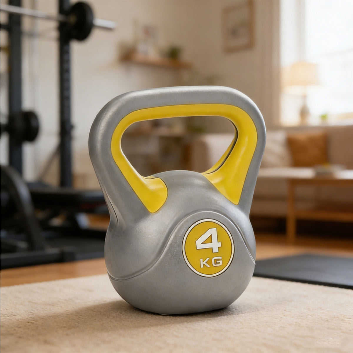 Kettlebell Set Weight Lifting Bench Dumbbells Kettle Bell Kettlebells Gym Home Multicolor