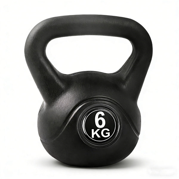 6KG Kettlebell Set Weight Lifting Bench Dumbbells Kettle Bell Kettlebells Gym Home