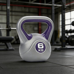 6KG Kettlebell Set Weight Lifting Bench Dumbbells Kettle Bell Kettlebells Gym Home Multicolor