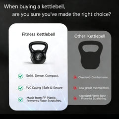 6KG Kettlebell Set Weight Lifting Bench Dumbbells Kettle Bell Kettlebells Gym Home