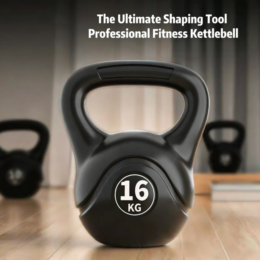 16KG Kettlebell Set Weight Lifting Bench Dumbbells Kettle Bell Kettlebells Gym Home
