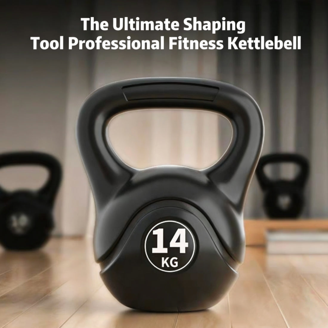 14KG Kettlebell Set Weight Lifting Bench Dumbbells Kettle Bell Kettlebells Gym Home