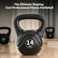 14KG Kettlebell Set Weight Lifting Bench Dumbbells Kettle Bell Kettlebells Gym Home