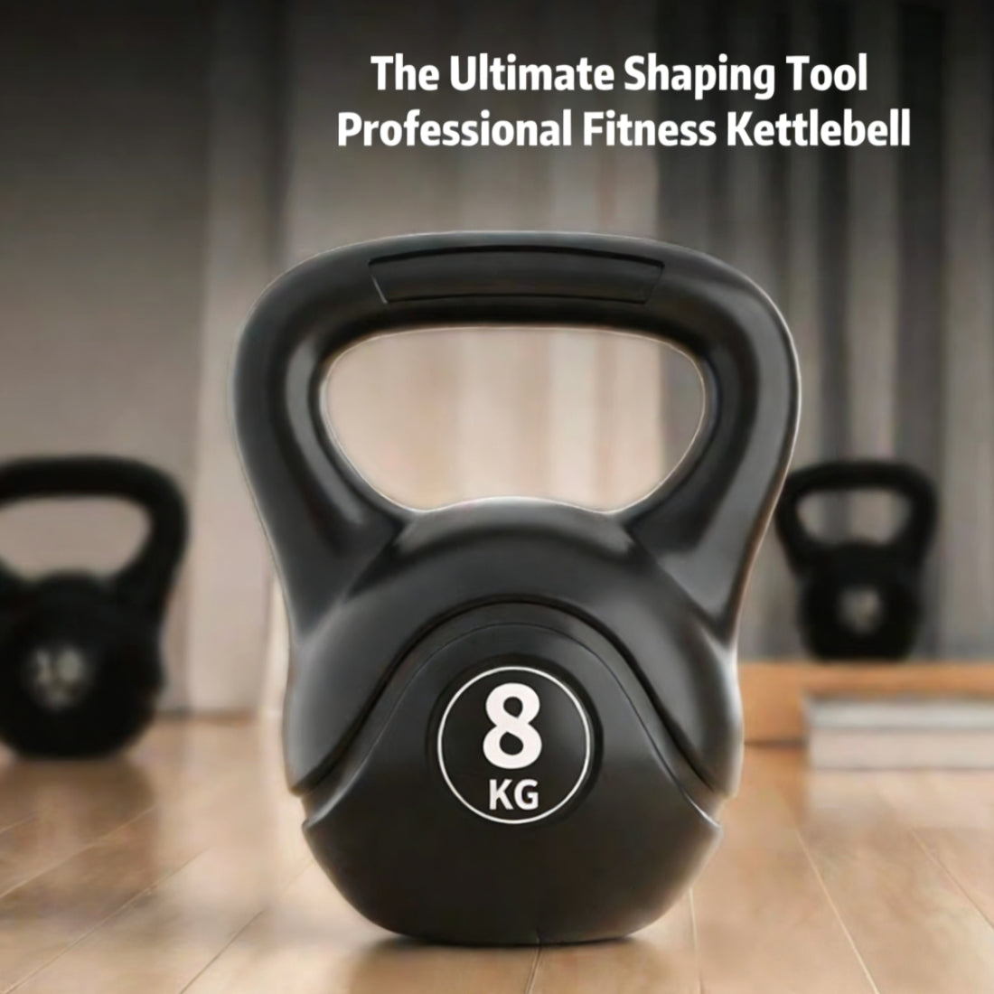 8KG Kettlebell Set Weight Lifting Bench Dumbbells Kettle Bell Kettlebells Gym Home