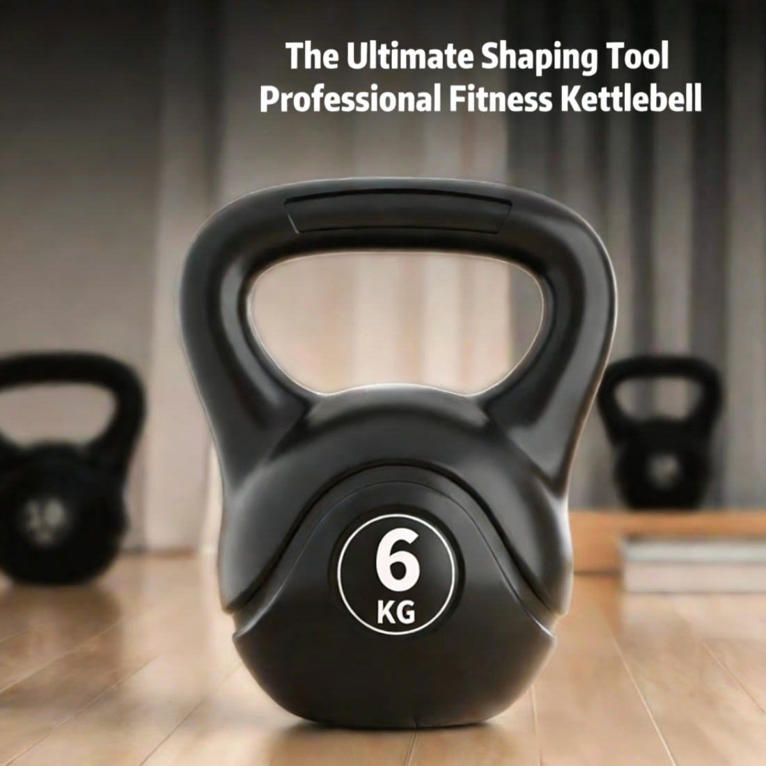 6KG Kettlebell Set Weight Lifting Bench Dumbbells Kettle Bell Kettlebells Gym Home