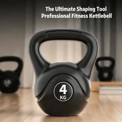 4KG Kettlebell Set Weight Lifting Bench Dumbbells Kettle Bell Kettlebells Gym Home