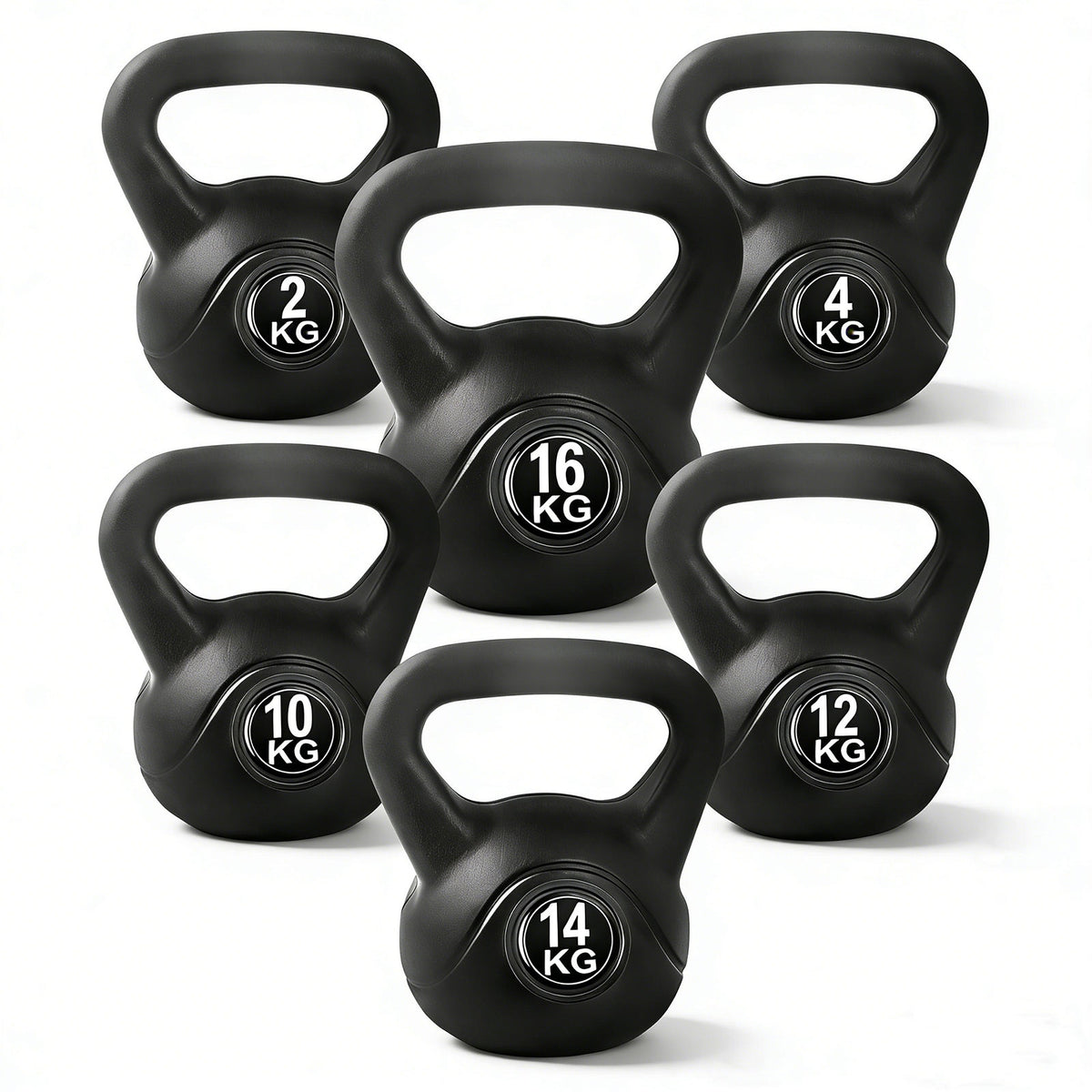 Kettlebell Set Weight Lifting Bench Dumbbells Kettle Bell Kettlebells Gym Home