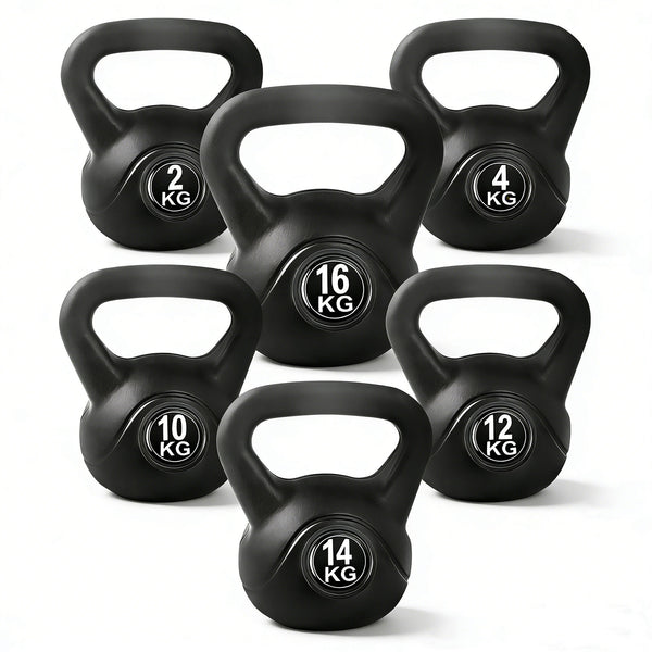 Kettlebell Set Weight Lifting Bench Dumbbells Kettle Bell Kettlebells Gym Home