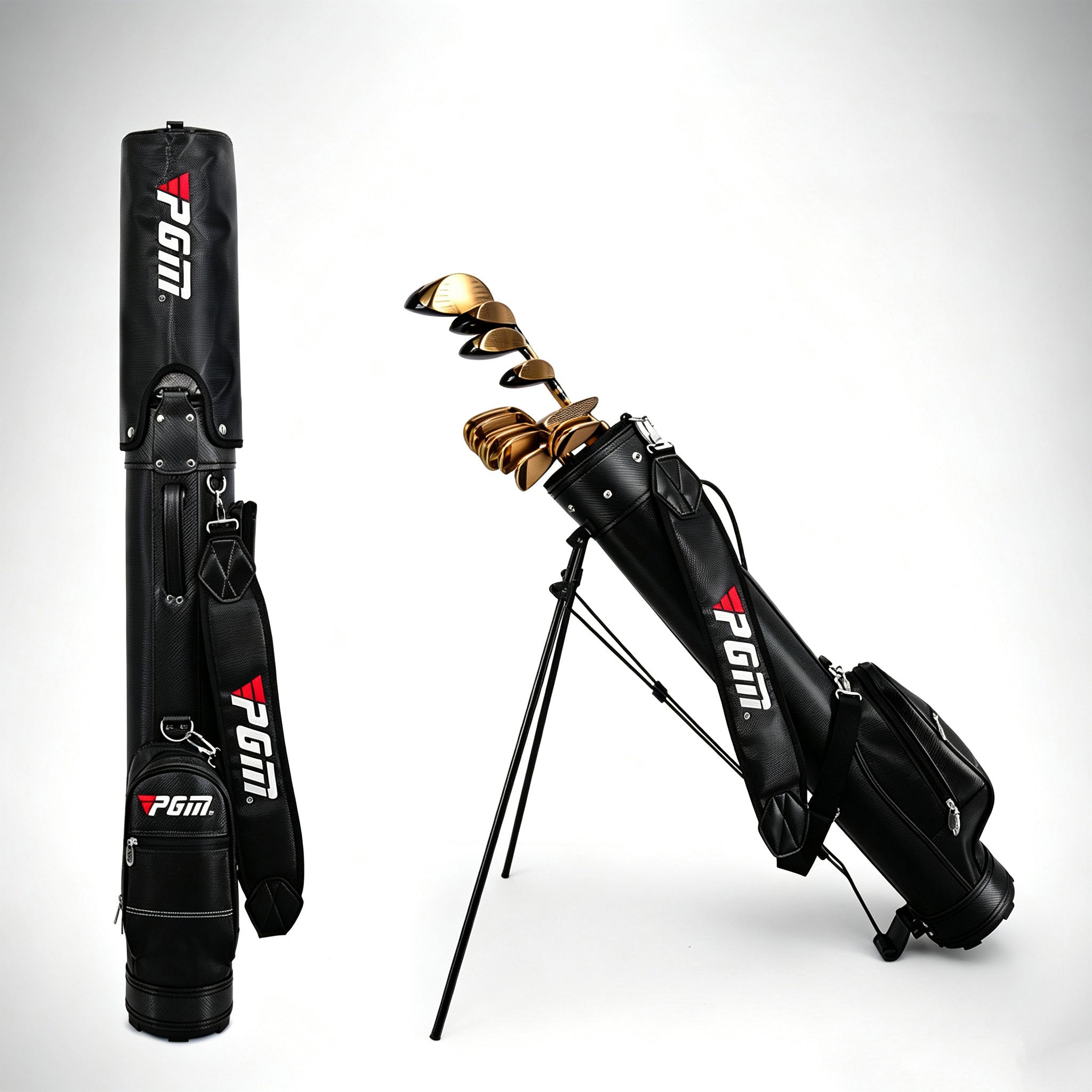 Lightweight Portable Golf Stand Cart Bag Club Carry Organizer Travel Case Storage