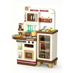 Kids Pretend Role Play Toy Kitchen Cooking Children Toddler Food Cookware Set