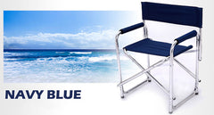 Directors Aluminium Folding Chair Camping Picnic Director Fishing Foldable