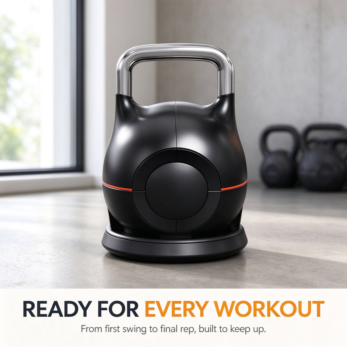 20kg Adjustable Kettlebell 7 in 1 Quick Weight Change Selection Home Gym Fitness Training