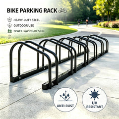 Bike Stand Rack 1-6 Storage Bicycle Parking Cycling Floor Holder Portable Garage