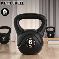 6KG Kettlebell Set Weight Lifting Bench Dumbbells Kettle Bell Kettlebells Gym Home