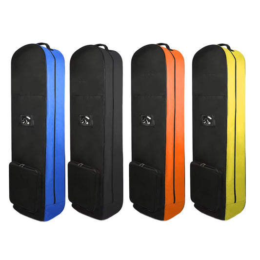Foldable Padded Protector Golf Travel Bags Flight Airlines Wheels Clubs Range Storage Carry Case Cover Lightweight 