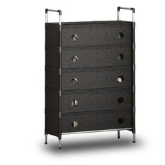 Portable Shoe Rack Stackable Cabinet Organiser Footwear Storage Dustproof Cover Wardrobe Black