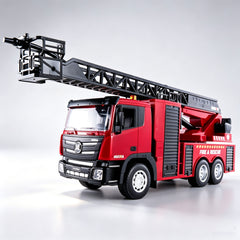 Huina 1:18 RC Remote Control Fire Engine Rescue Truck Toy Car Gift Water Cannon