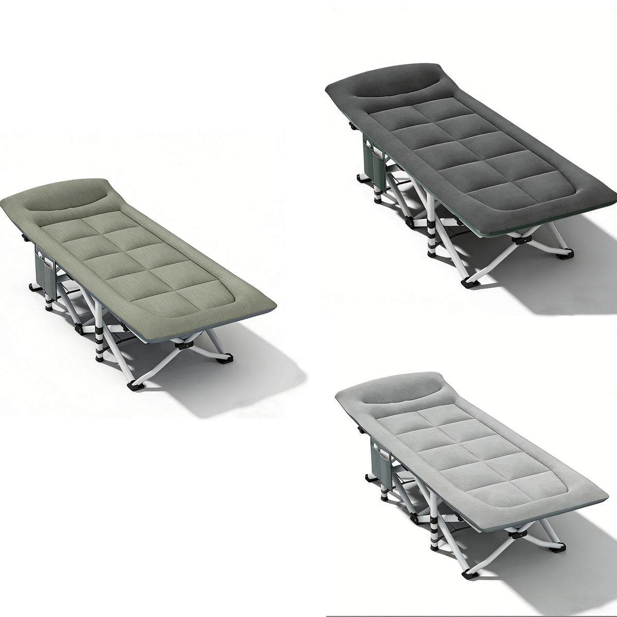 Folding Foldable Portable Camping Bed Recliner Chair Beach Outdoor Stretcher