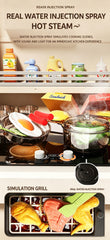 Kids Pretend Role Play Toy Kitchen Cooking Children Toddler Food Cookware Set