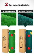 3M Golf Putting Mat Practice Training Indoor Outdoor Portable Slope Balls