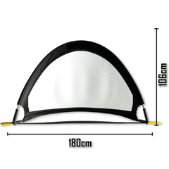180cm Portable Pop Up Football Soccer Goal Foldable Elite